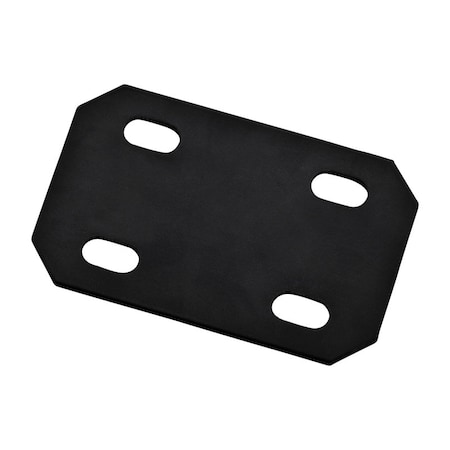 National Hardware National Hardware 4.7 in. H X 3 in. W X 0.125 in. D Black Carbon Steel Flat Mending Plate N351-462